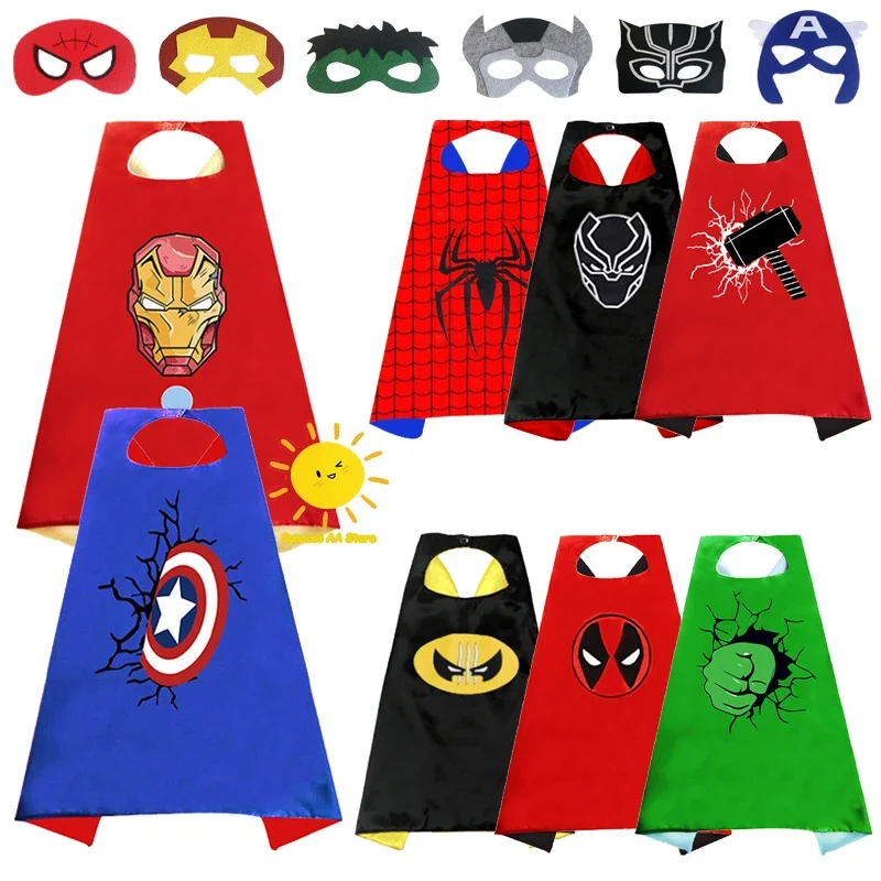 Capas de super-heróis BEAST KINGDOM para crianças, fantasia de Halloween para crianças de 3 a 12 anos, homem aranha, suprimentos para vestir, páscoa @ 0Z *