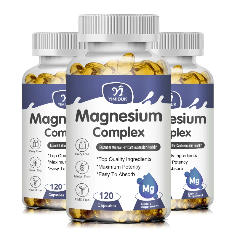 

Magnesium Complex Capsule Magnesium Glycinate Sleep Support Bone Health Muscle Relaxation Mood Support