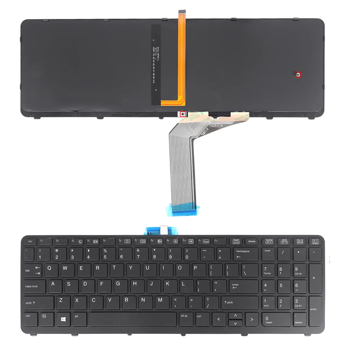 US Laptop Keyboard for HP ZBook 15 17 G1 G2 Black with Backlit