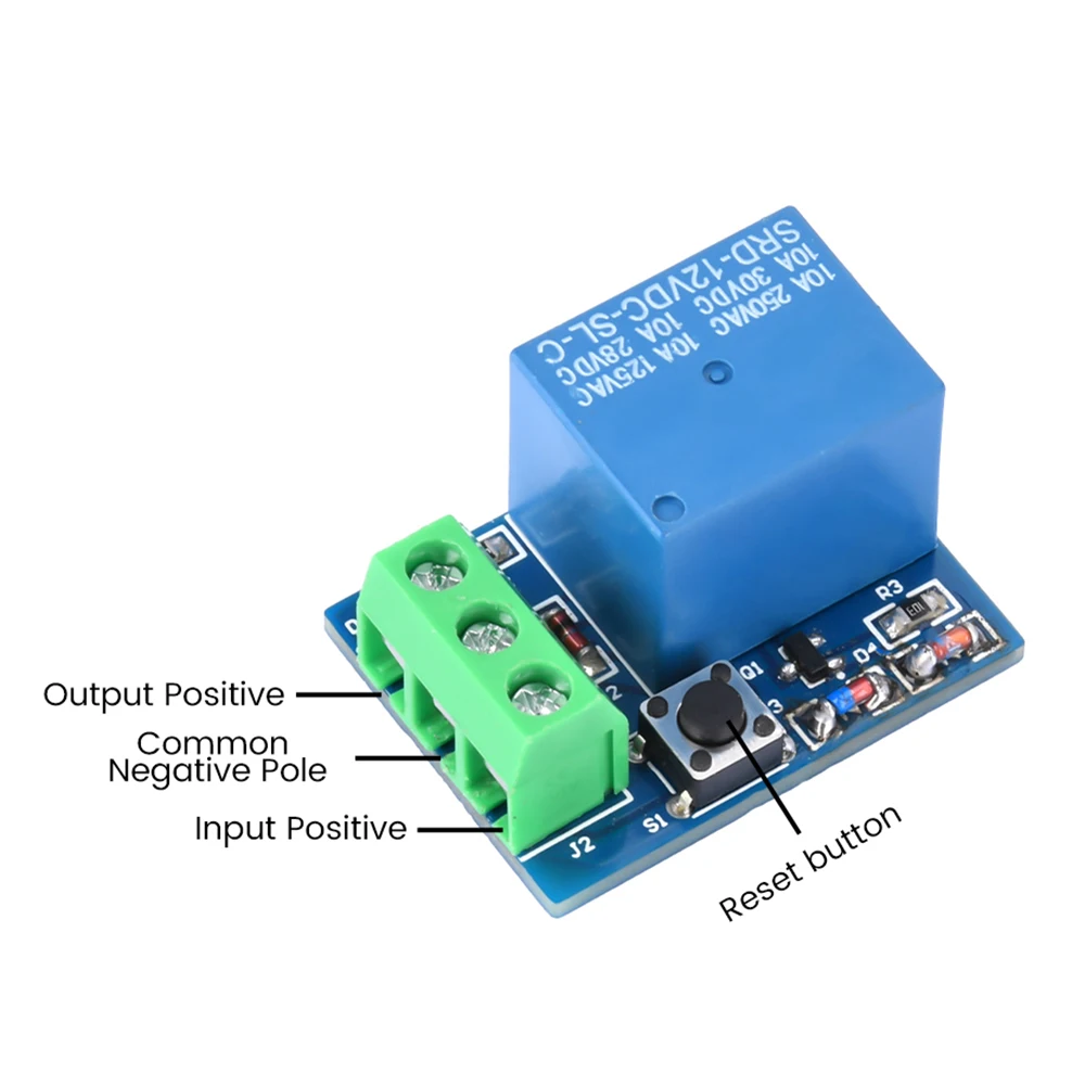 12V Battery Protection Module Lead-acid Battery Protection Board Over-discharge Low Voltage Protection Board