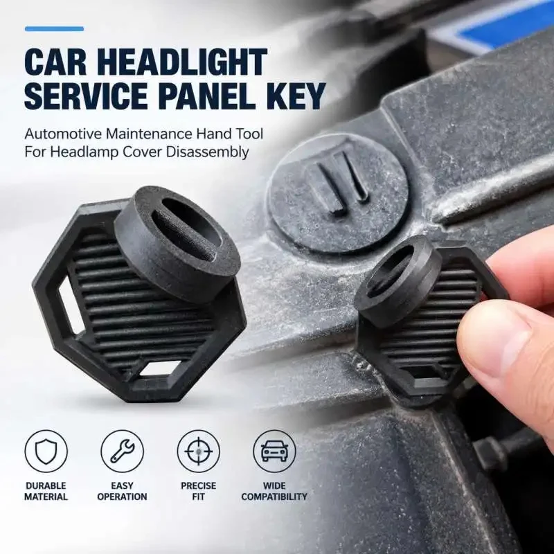 Automotive Headlamp Inspection Panel Key Hand Removal Tool For Vehicle Light Panel Service Work