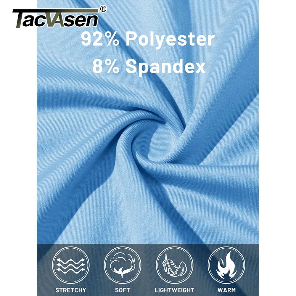 تاكاسين-تيشيرتات مبطنة صوفية حرارية للرجال ، قمصان طويلة الأكمام ، خارجية وجري ، بلوفر رياضي ، مشي لمسافات طويلة وسحاب