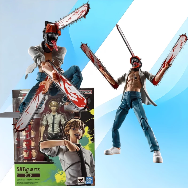 

In Stock Bandai S.H.Figuarts SHF Chainsaw Man-Movie Prayer Arc Anime Action Model Toys