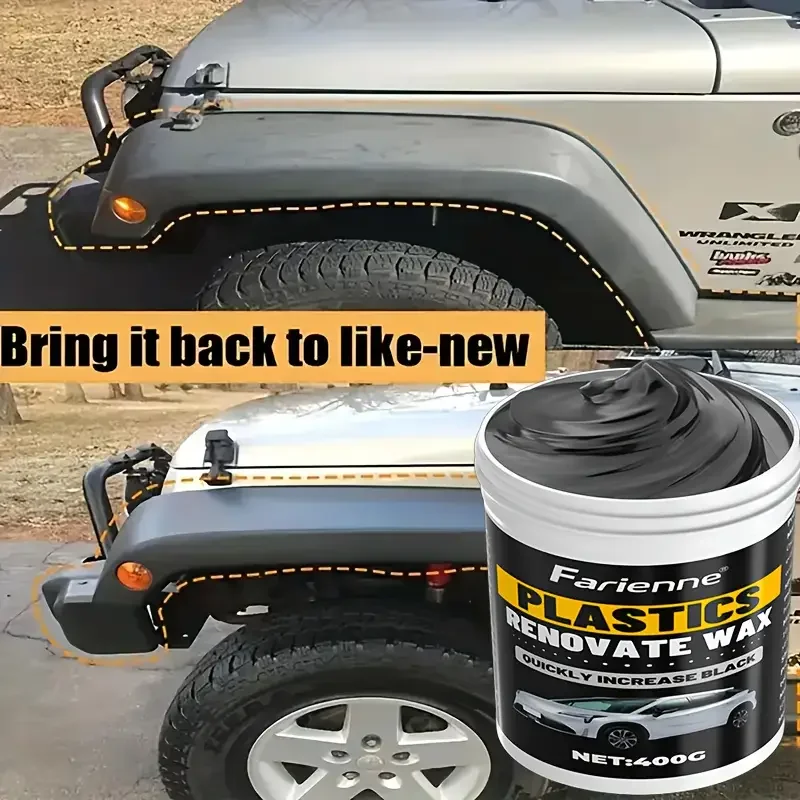 NEW Car Plastic Parts Repair Agent - Multi-Purpose Wax Paste for Dashboard, Sofa Seats, Tires and Scratches, Scratch Repair