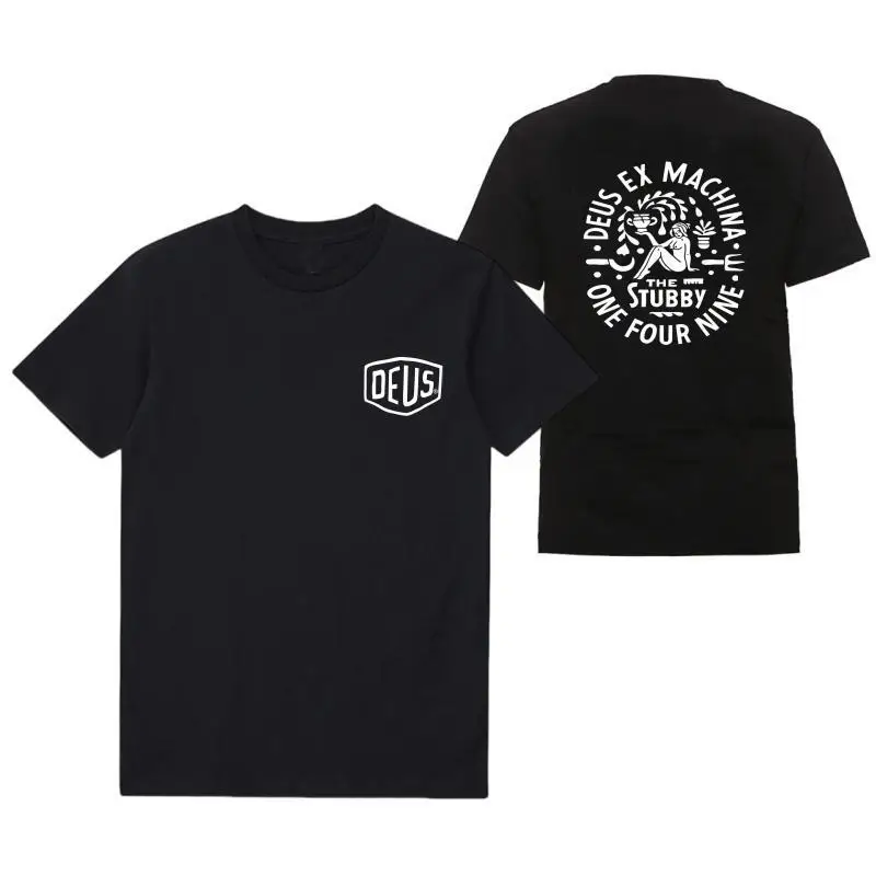 DEUS EX MACHINA Summer For Men Casual black Man manica corta Top traspirante Tees Quick Dry Gym Shirt Soccer Jersey abbigliamento maschile
