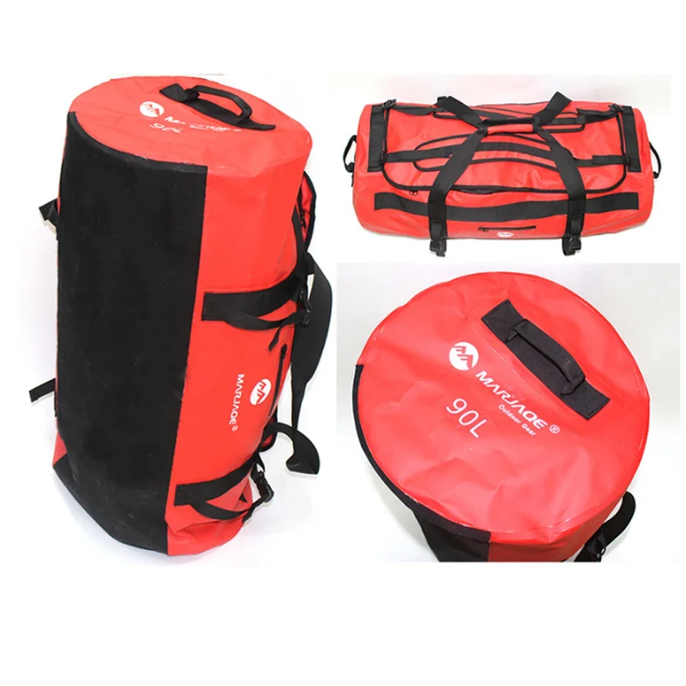 Bolso de equipaje de viaje de gran capacidad, bolsas de almacenamiento para senderismo, Camping, bolsa de lona impermeable, bolso Weekender, XA330Y