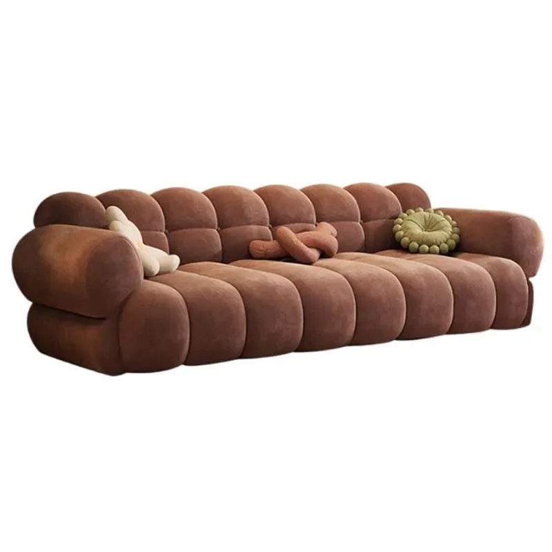 Simple Velvet Couches Waterproof Square Cute Modern Living Room Sofa Nordic Designer Sofas Modernos Para Sala Salon Furniture