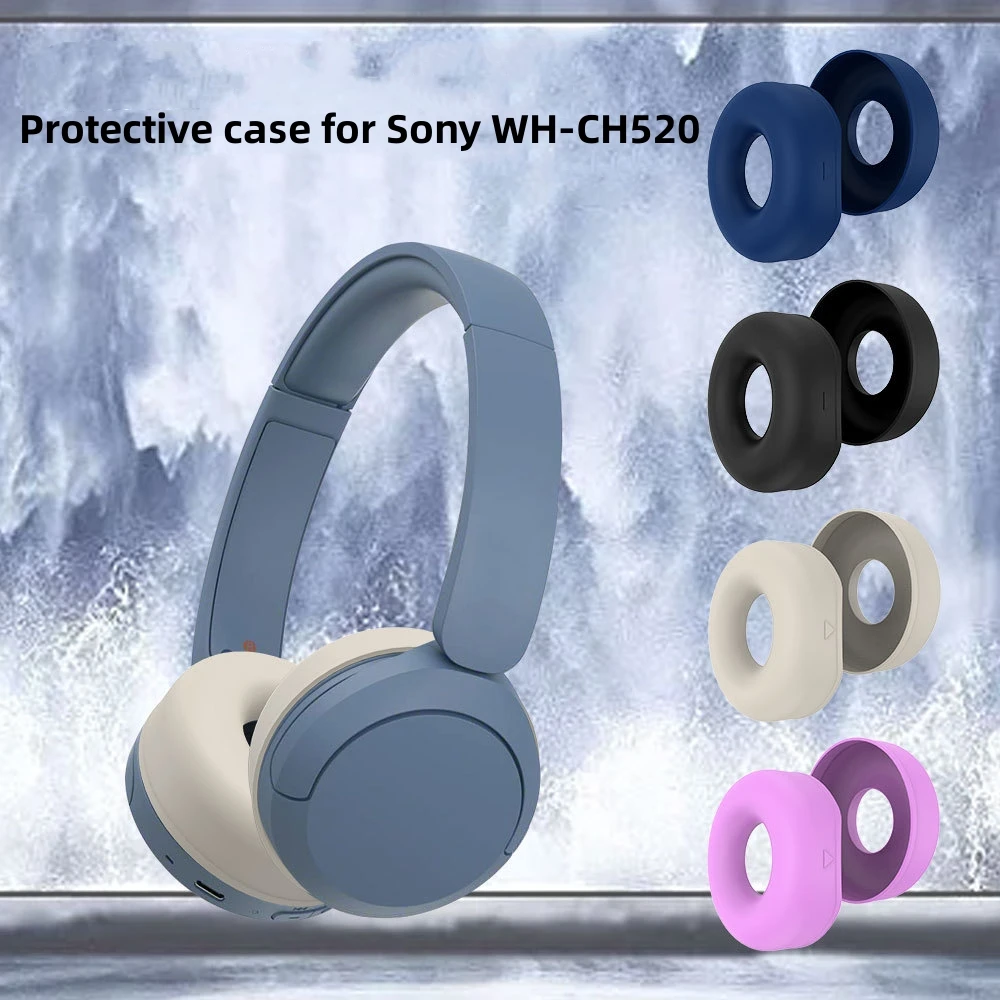 

Suitable For Sony Wh-Ch520 Headset Protective Silicone Dust Cover