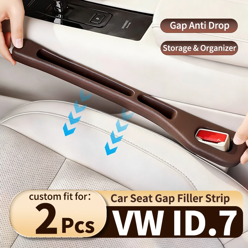 

Car gap filler strip for VW ID.7 Leak-Proof Car Seat Gap Strip Side Pocket Storage Space-Saving Car Interior Organiz 1 Pair