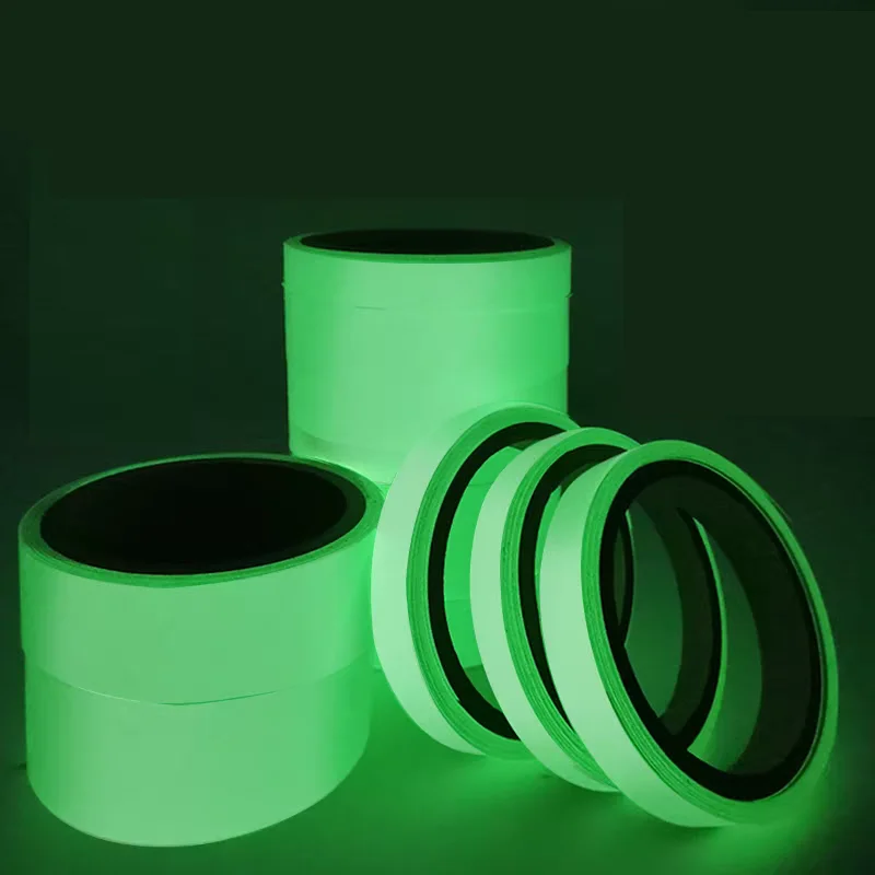 5meters Luminous tape stage self-illuminating fluorescent tape stair fire warning tape anti-slip luminescent tape