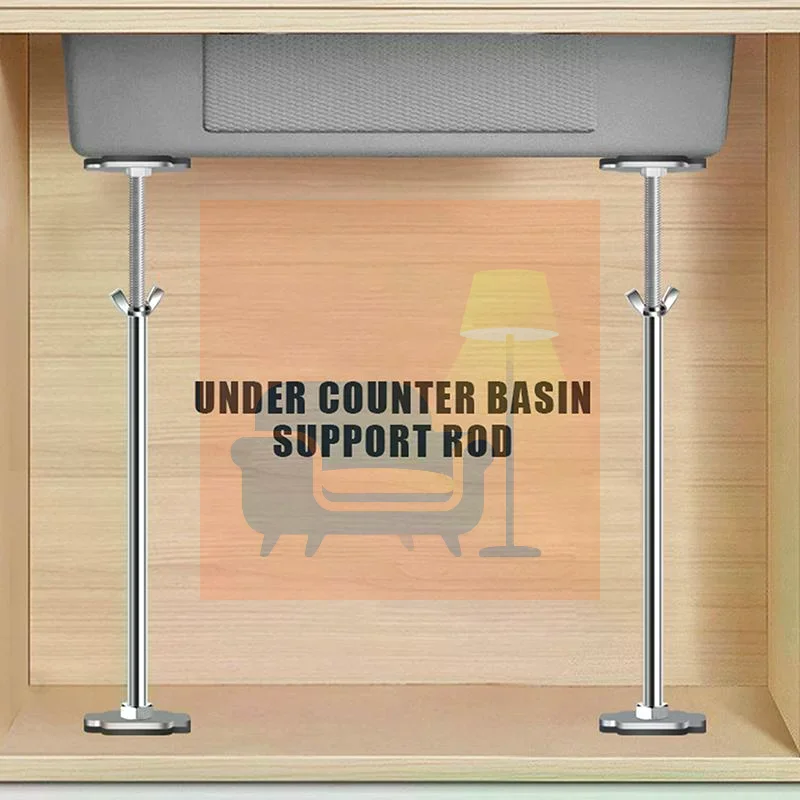 Stainless Steel Undermount Sink Supports Adjustable Long-Lasting Durability Bottom Installation Support Multifunctional