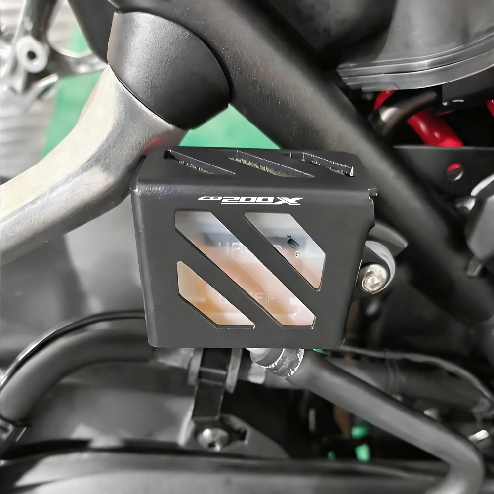

For Honda CB200X CB200 CB 200 X 200X 2021 - 2025 Rear Brake Fluid Reservoir Guard Cover Protector Oil Tank Cup Cap Accessories
