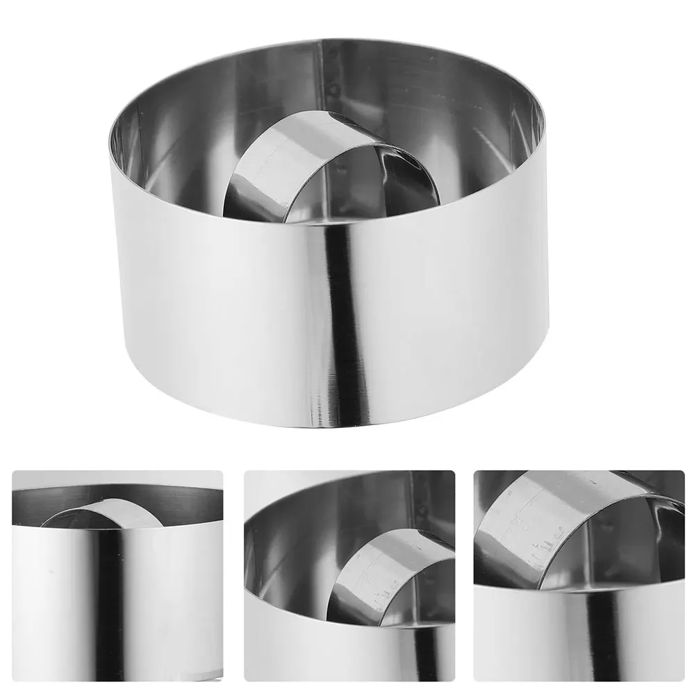 

4pcs Cake Molds Cake Cutters Biscuit Tools Kitchen Bakeries Cookie Cutter Bread Mousse Mousse Molds Household