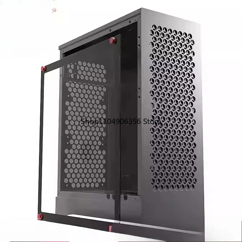 for C1 All Aluminum Side Transparent MATX Water Cooled Chassis ATX Power Supply I Middle Tower