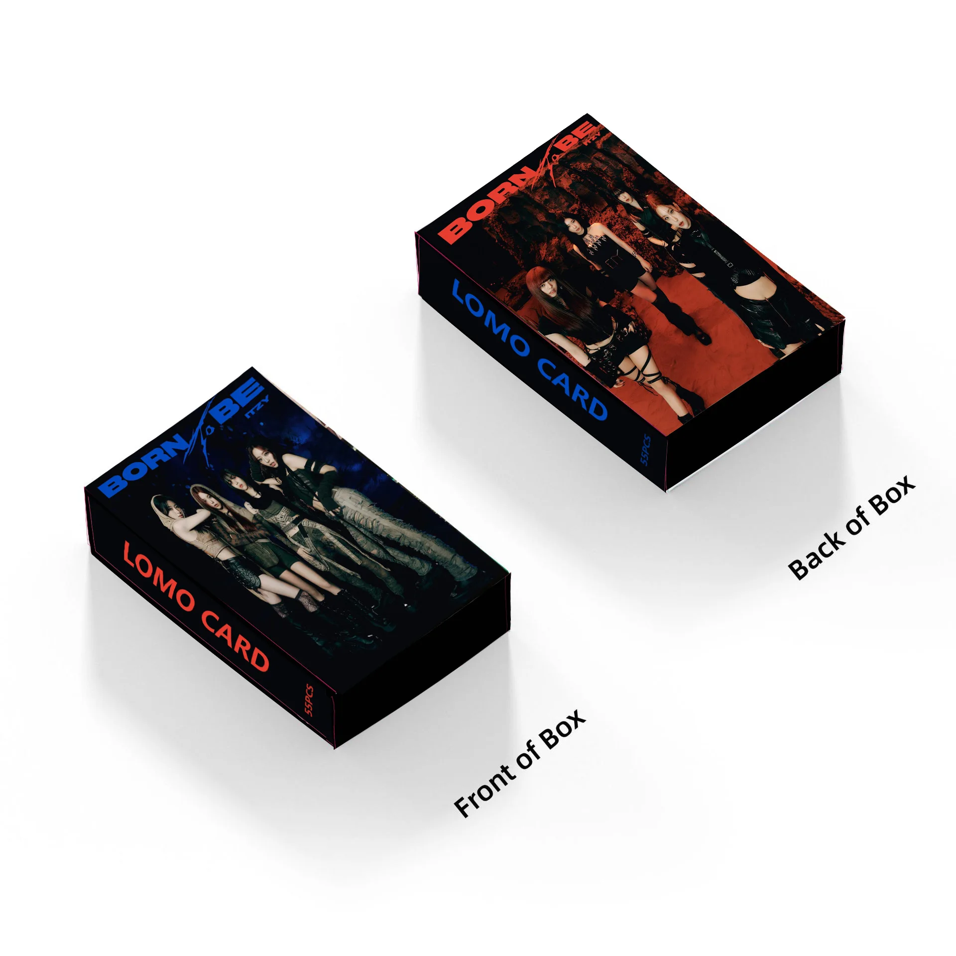 55 ITZY Small Cards, New Specialized BORN TO BE YUNA General Collection, Peripheral Lomo Card Photo Cards