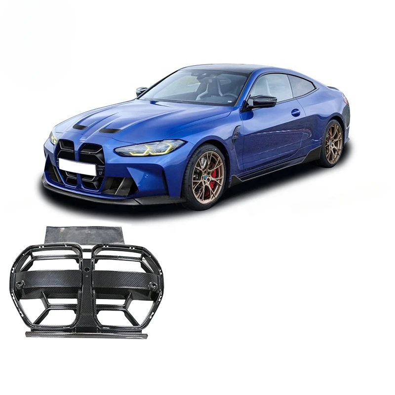 

CSL Style Carbon Fiber Grill Front Bumper Grilles For Bmw M3 M4 G80 G82customcustom