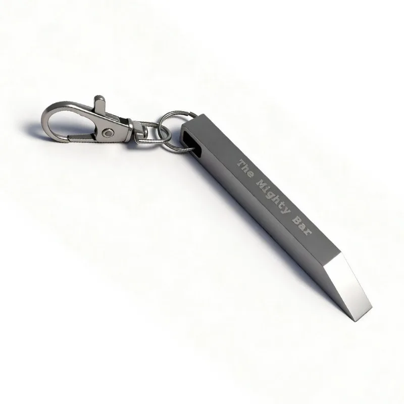 1PC Pocket Pry Bar for Everyday Carry and Outdoor Activiti Pry Bar,Keychain Tool, Small Heavy Duty Stainless Steel Keychain