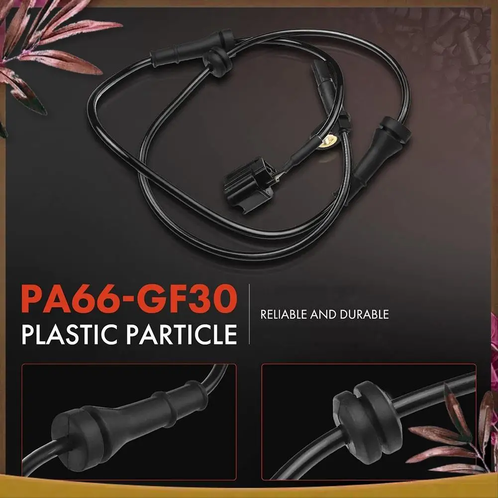 

AB59-4Pcs 2Pins Front & Rear ABS Wheel Speed Sensor For Nissan Quest 2011 2012 3.5L Accessories Parts 7900-1AD0A, 47900-1AD0B