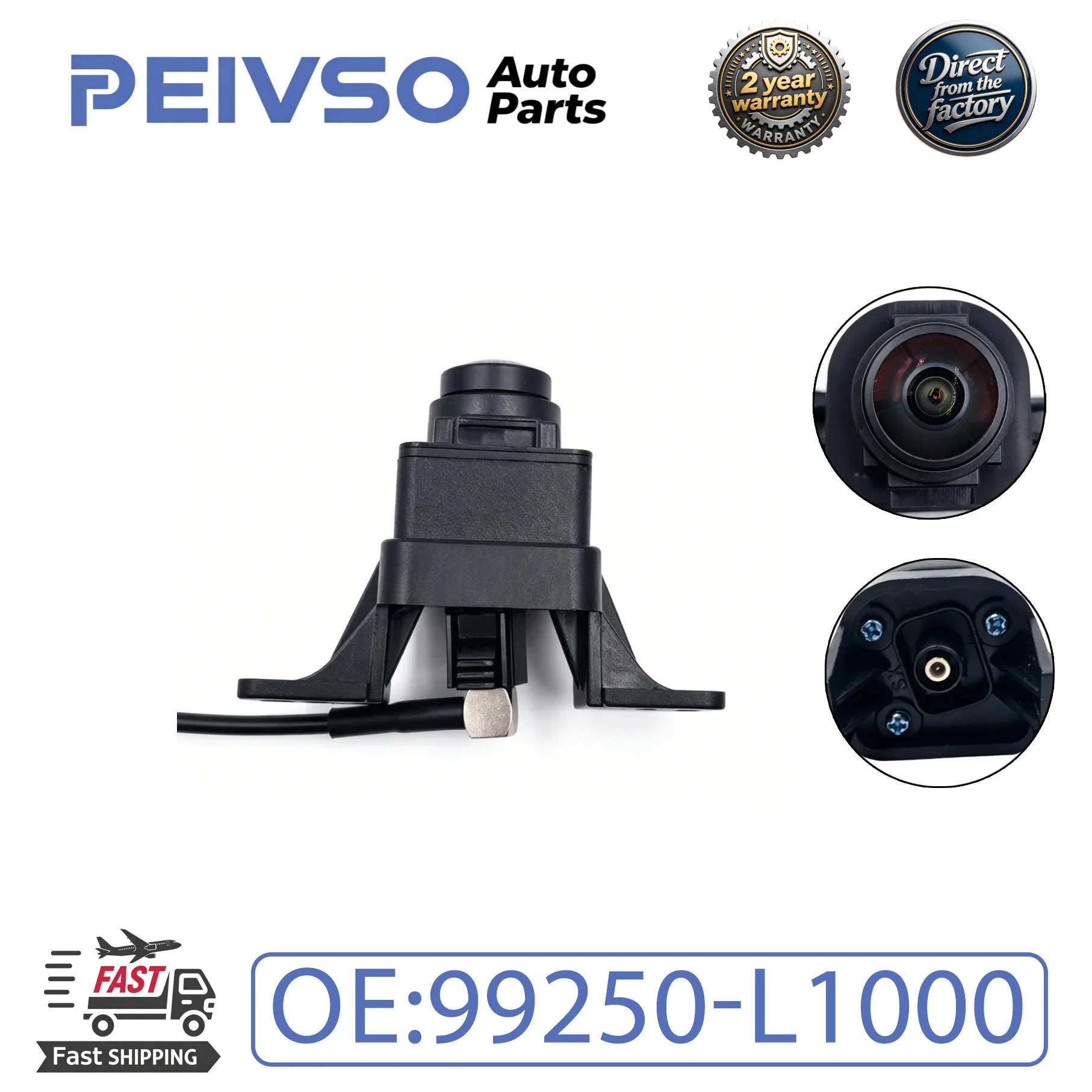 PEIVSO New Front View Backup Parking Camera 99250-L1000 99250-L0000 For 2020-2023 Hyundai Sonata