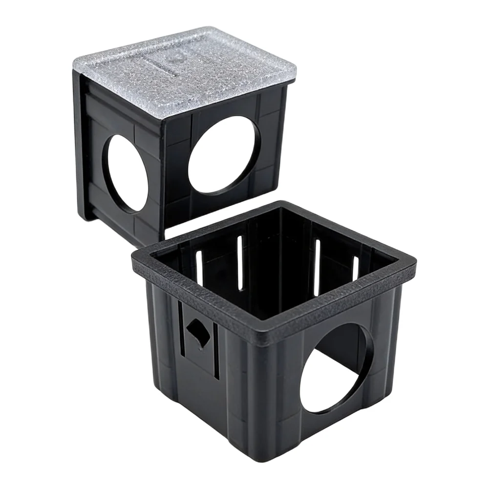 60mm x 60mm to 50mm x 50mm Square Tube Reducing Sleeve Black Bushing for Fitness Gear Assembly and Frame Linking