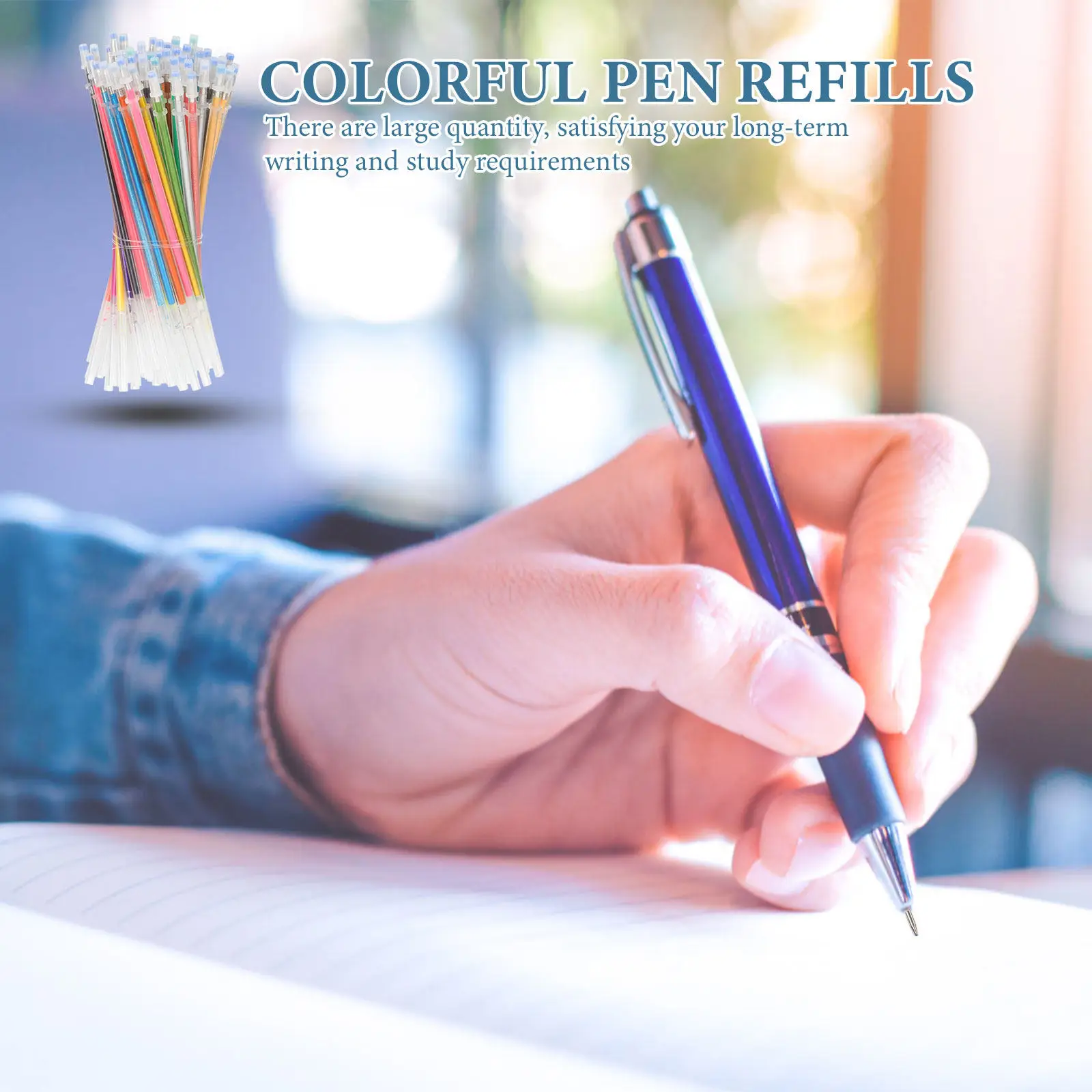 

84Pcs Multi Color Gel Pen Refills Fine Point Creative Colorful Neutral Pen Refill Replacements Lightweight Portable Students