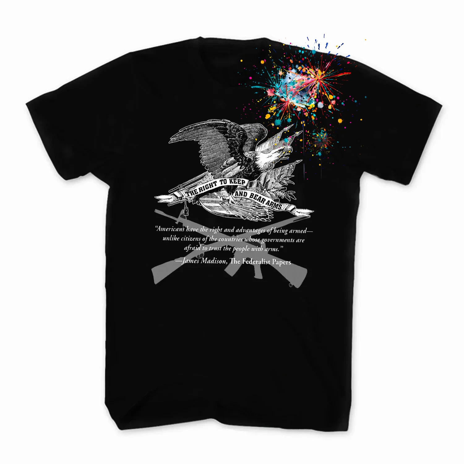 The Right To Keep and Bear Arms. 2nd Amendment Supporter T Shirt. New 100% Cotton Short Sleeve O-Neck Casual T-shirt Size S-3XL
