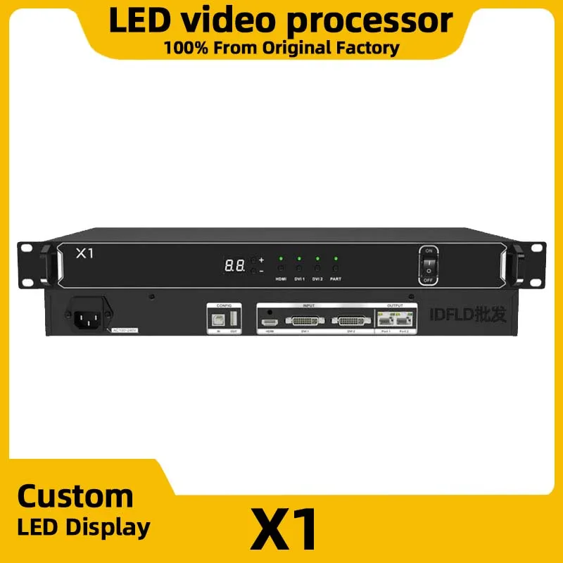 LED Digital Signage Video Processor Colorlight X1 Full Color HUB75 LED Panel RGB LED Display Screen HDMI DVI Input Controller
