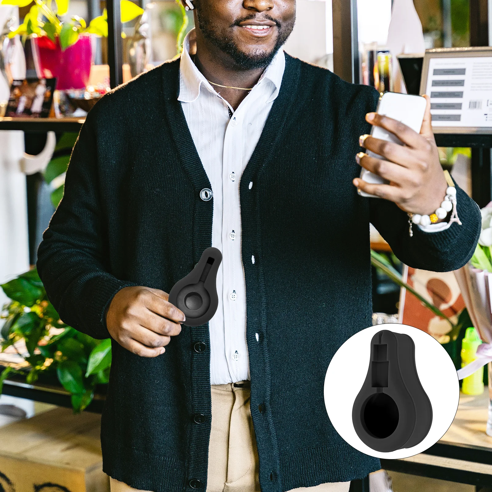 

Silicone Protective Cover Case Scratch Resistant Durable Lightweight Fits Ring Protective Sleeve