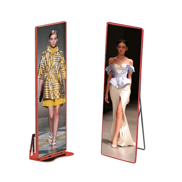 

Slim Indoor P1.875 P2.5 P3 Mobile Advertising LED Display Digital Poster, Led Screen with Foldable Stand