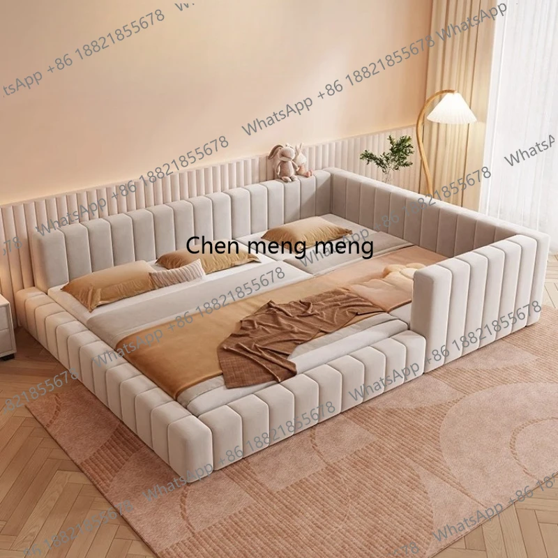 Zweiter Kinderschlafplatz Familienbett 4-Personen Eltern-Kind-Bett Hauptschlafzimmer 2,4m Trennbares Doppelbett King-Size 1,8m Tatami-Möbel