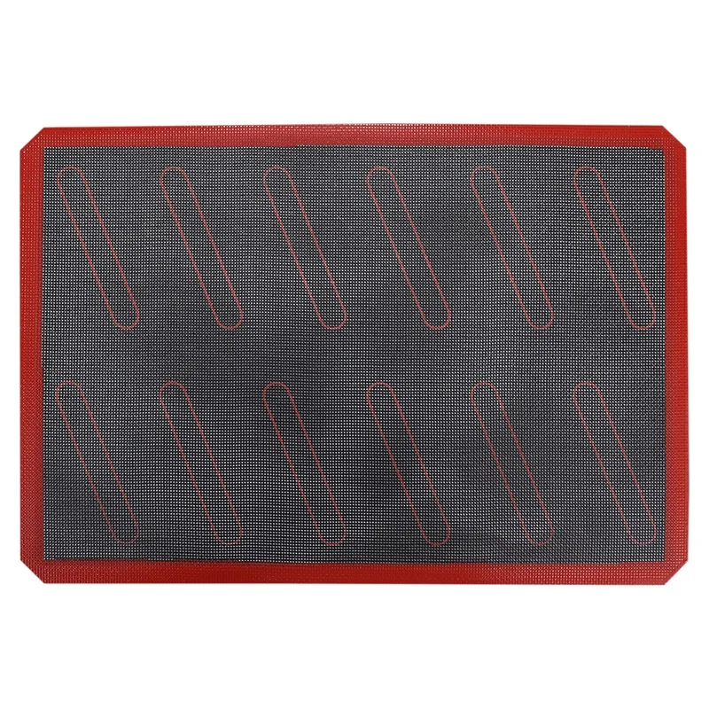 Nonstick Silicone Baking Mat Heat Resistant Oven Sheet Liner Pad Rolling Dough Mat Roast Tool For Cookie /Macaron/Puff-A71M