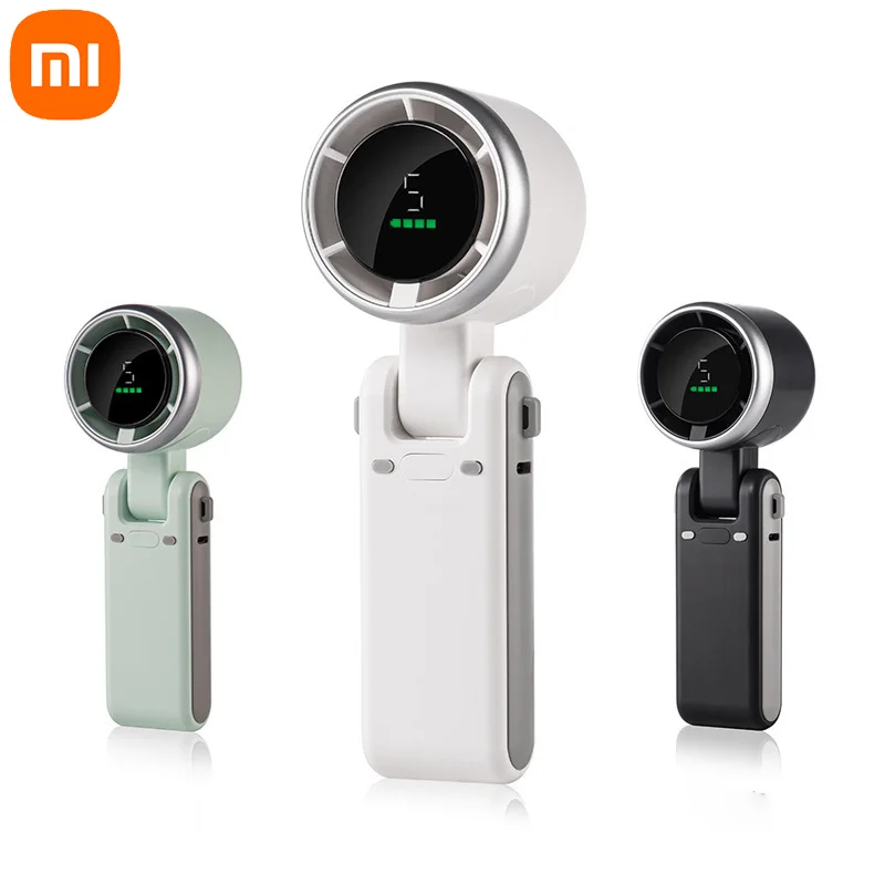 

Xiaomi Personal Fan Handheld Portable Small Hand Fan Cool Accessories Foldable Air Cooling Stuff Desk Food Cooler for Kid Adult