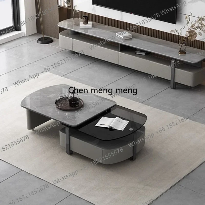 Moving Adjustable Coffee Table Designer Modern Living Room Nordic Unique Bedroom Transform Mesa Auxiliar Entrance Hall Furniture