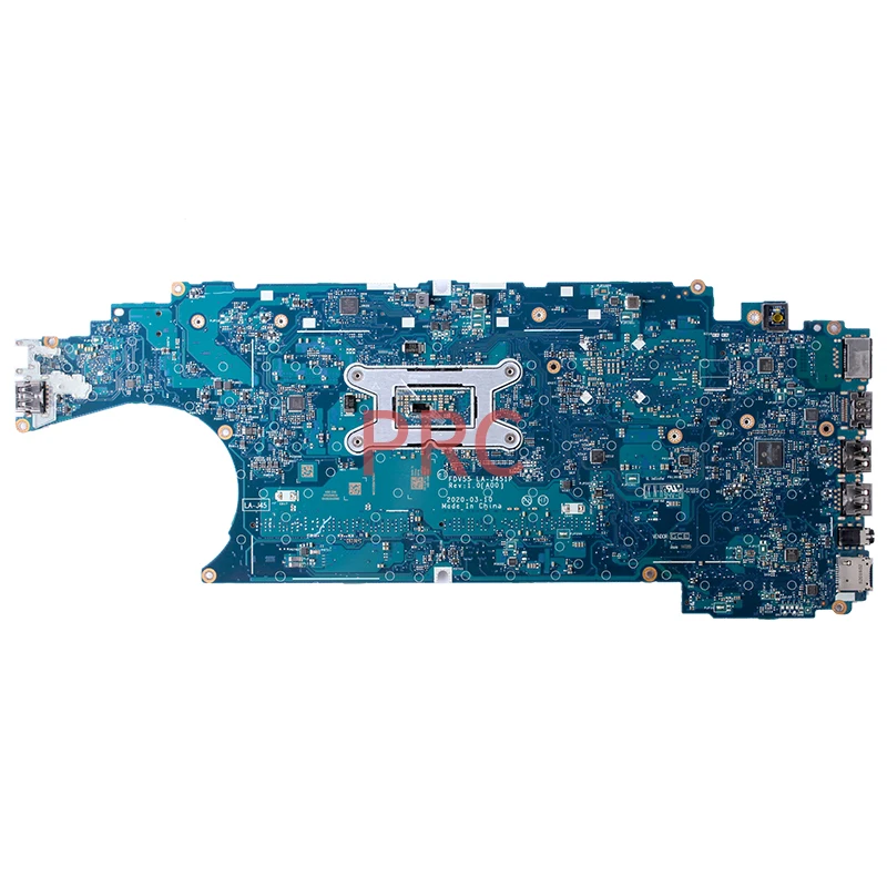 For DELL Precision 3550 Laptop Motherboard 0XK86F 0JNF4J LA-J451P I7-10510U I7-10610U RTX5000 Notebook Mainboard