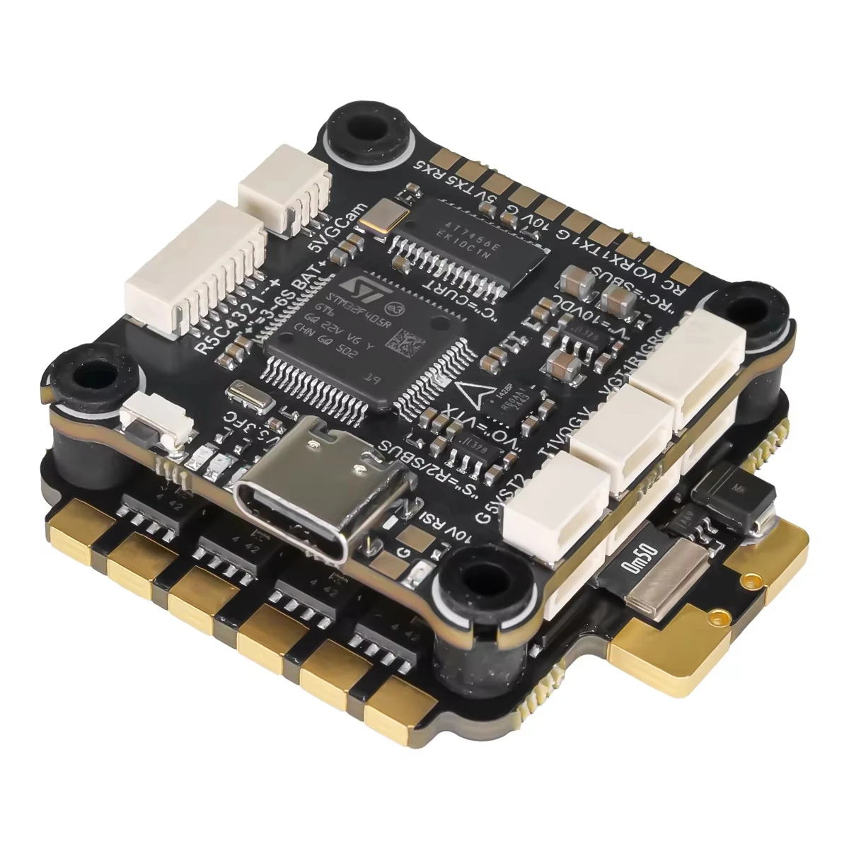 

Hot Selling 60A FC STM32 F405 30x30 Flight Controller FPV Tower ESC Stack F722 Self Factory for FPV
