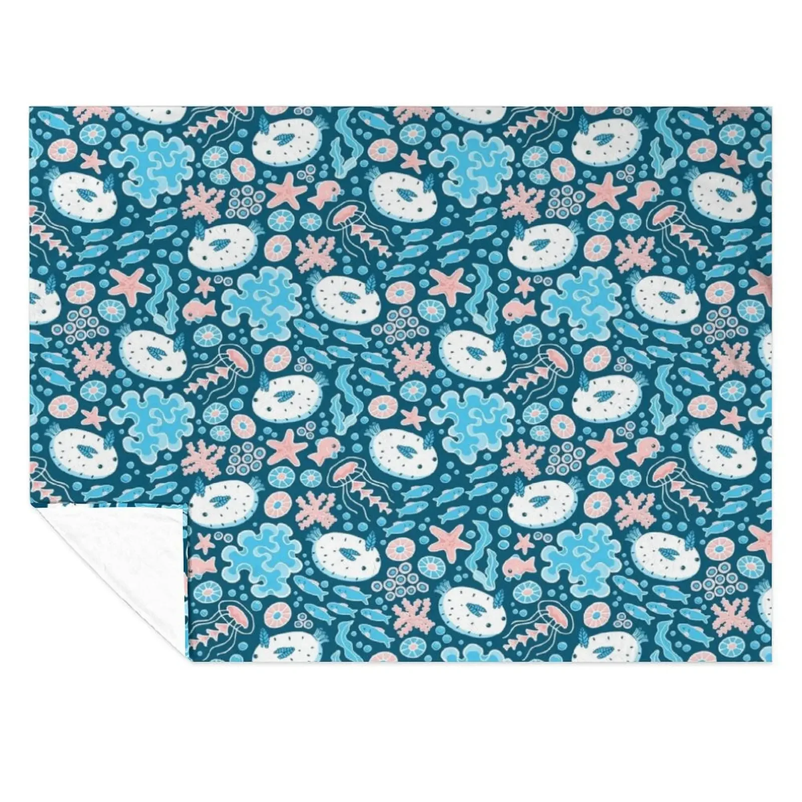 

Sea Bunnies Throw Blanket Travel Thin Luxury Thicken warm winter Blankets