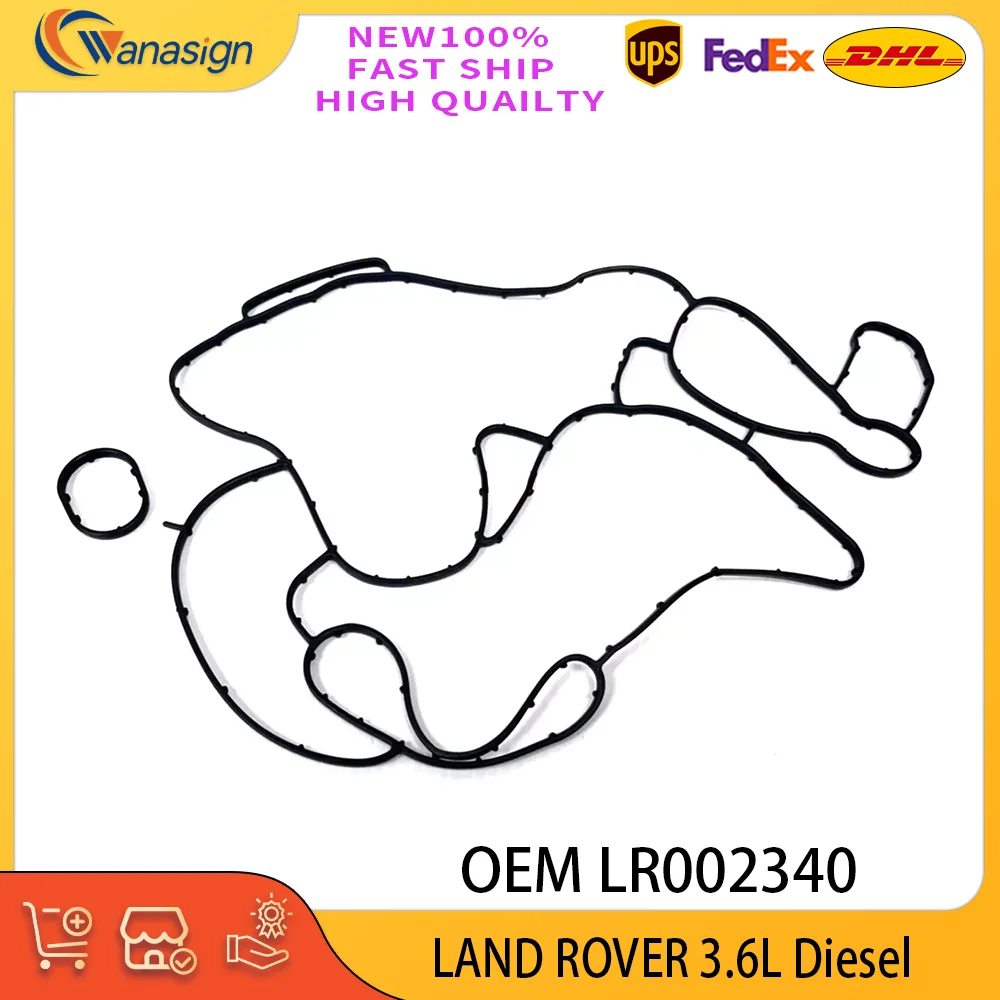 Engine Parts Oil Cooler Filter Gasket For LAND ROVER 3.6L Diesel OEM LR002340