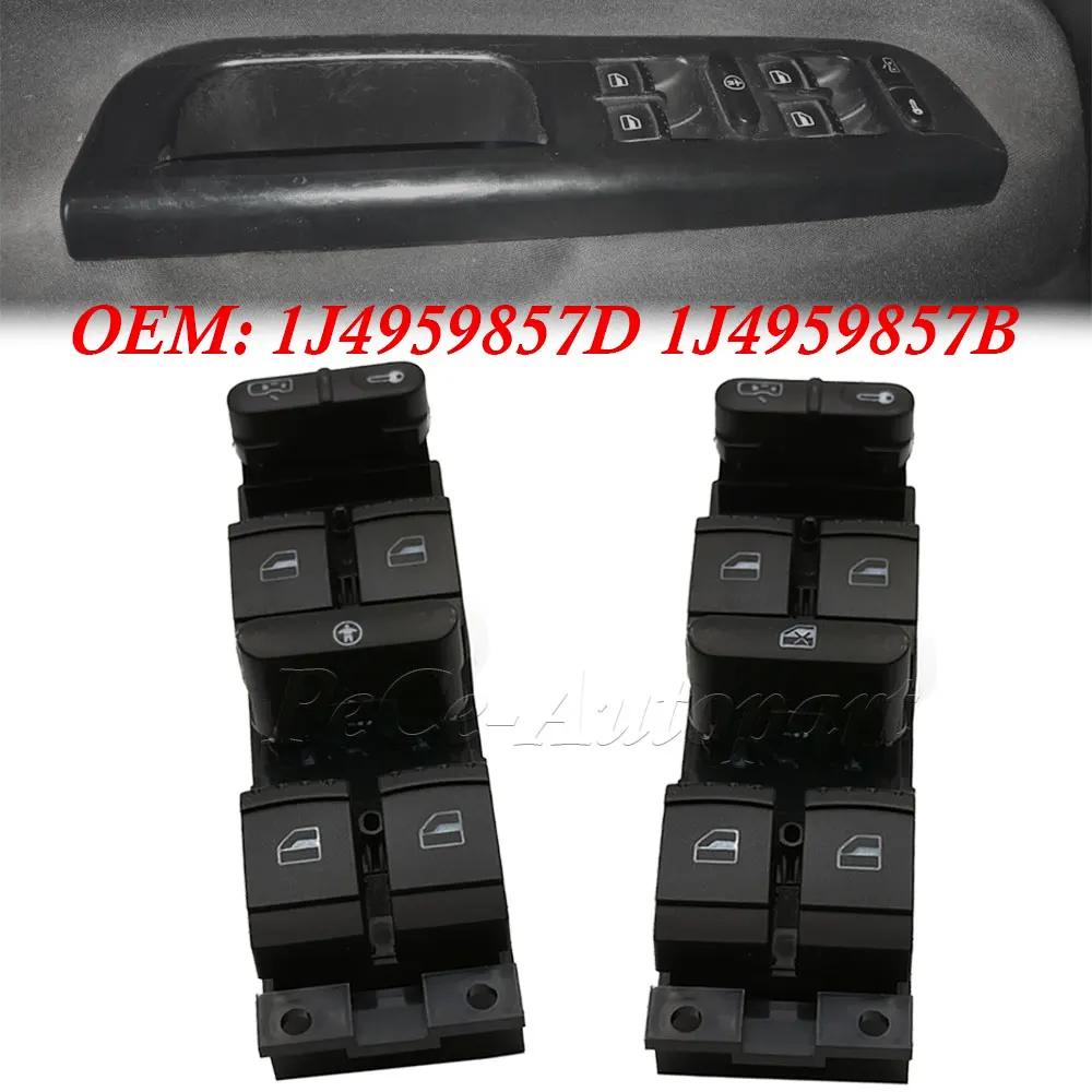 

Car Master Power Window Control Switch Button For VW Golf MK4 Jetta Bora Seat Skoda Octavia MK1 Fabia 1J4959857D 1J4959857B
