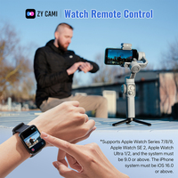 ZHIYUN SMOOTH 5E 3-Axis Smartphone Stabilizer Selfie Stick Ultra-Wide Angle AI Tracking Watch Remote Gesture Control Gimbal