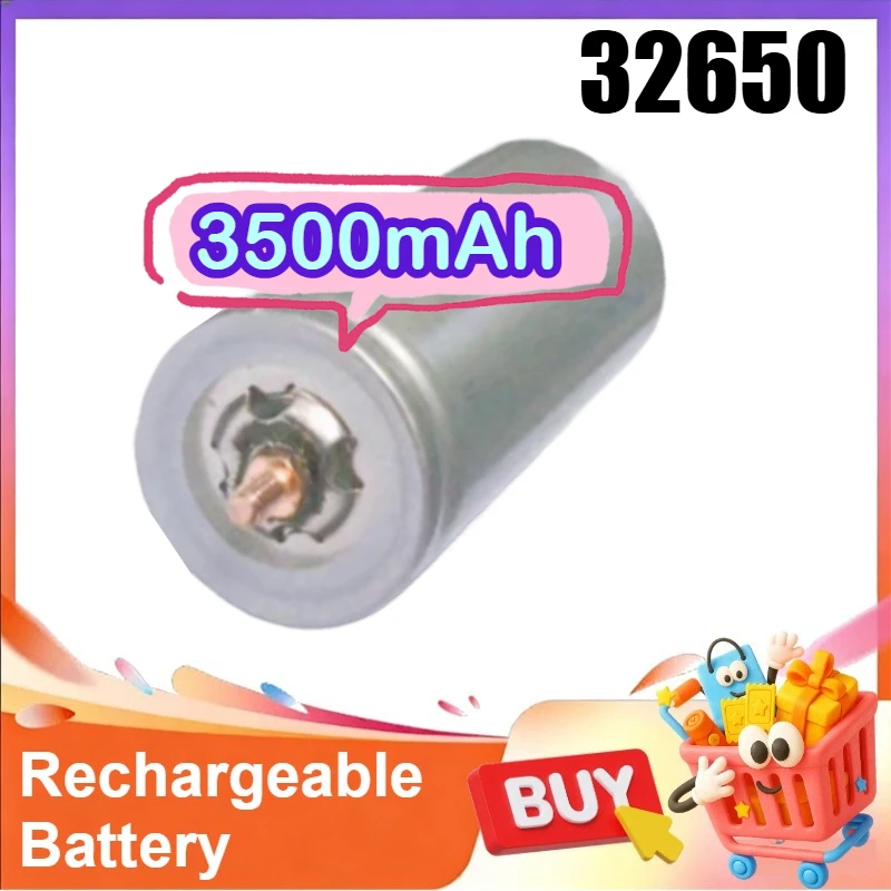

32650 Pointed Lithium Iron Phosphate Battery 3000mAh 6000mAh High Capacity High Rate Discharge Battery Pack