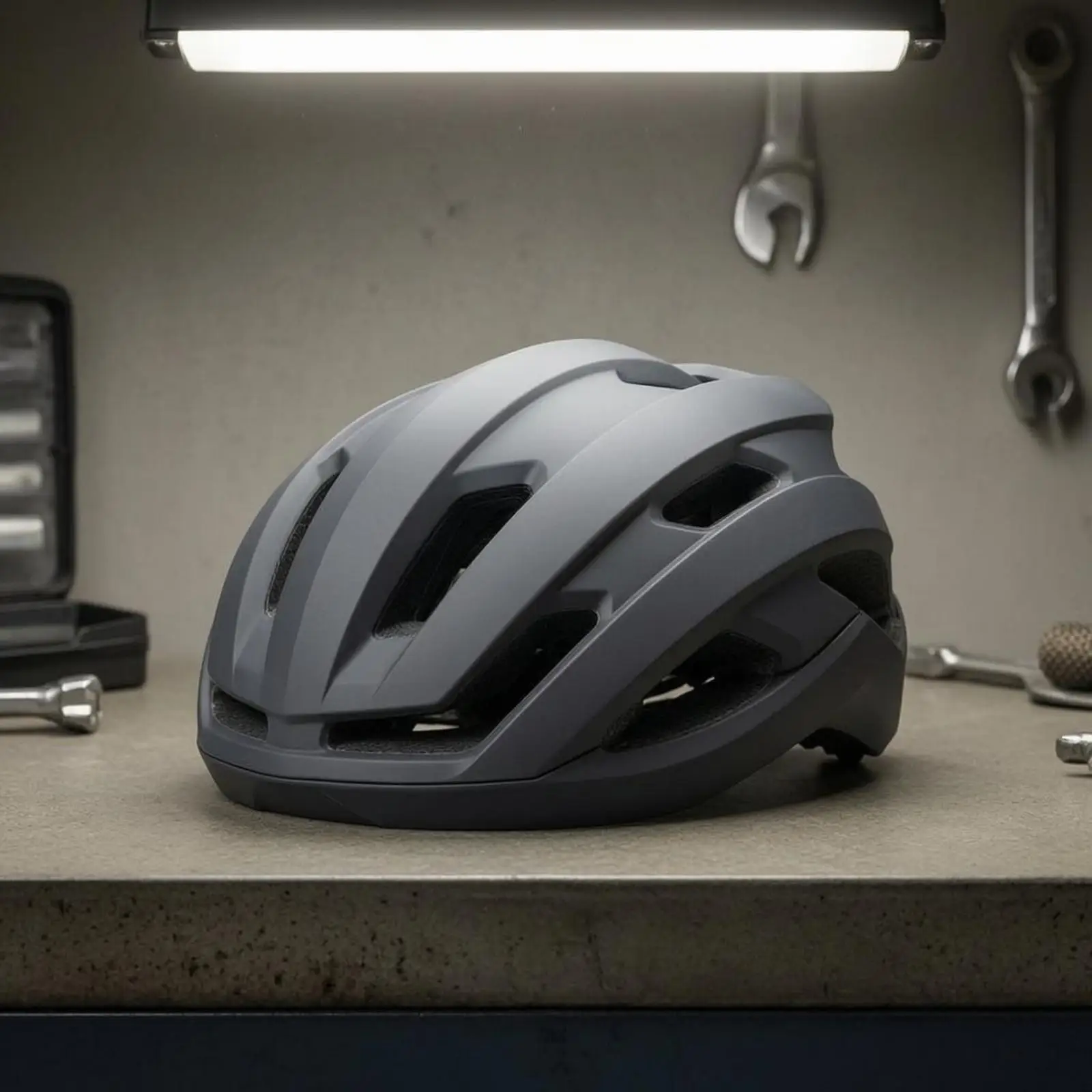 Cycling Safety Helmet Streamlined Cycling Helmet Adjustable Chin Strap