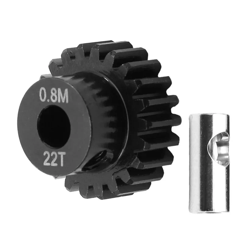M0,8 gehärteter Stahl 45er # Stirnrad 5 mm Bohrung – für 1/10 RC Monster Truck Crawler Upgrade-Teil – Detail 20