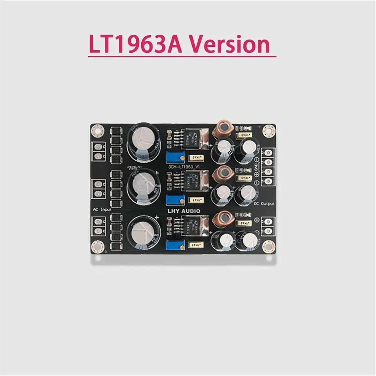 Qualified- 3-Way LT1963A Linear Regulated Power Supply Board for HiFi DIY RF DAC Amplifier OP MOS Version