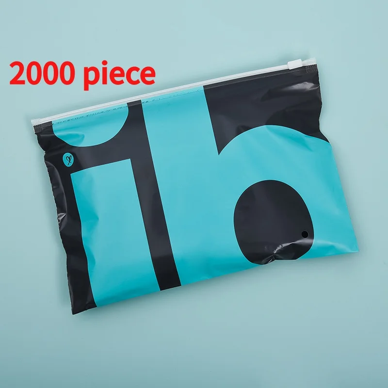 

20 00piece.Custom.Custom Logo Design Printed Frosted Zipper Bag Grocery Luxury Clothing Packaging Matte Black Small Ziplock Bags