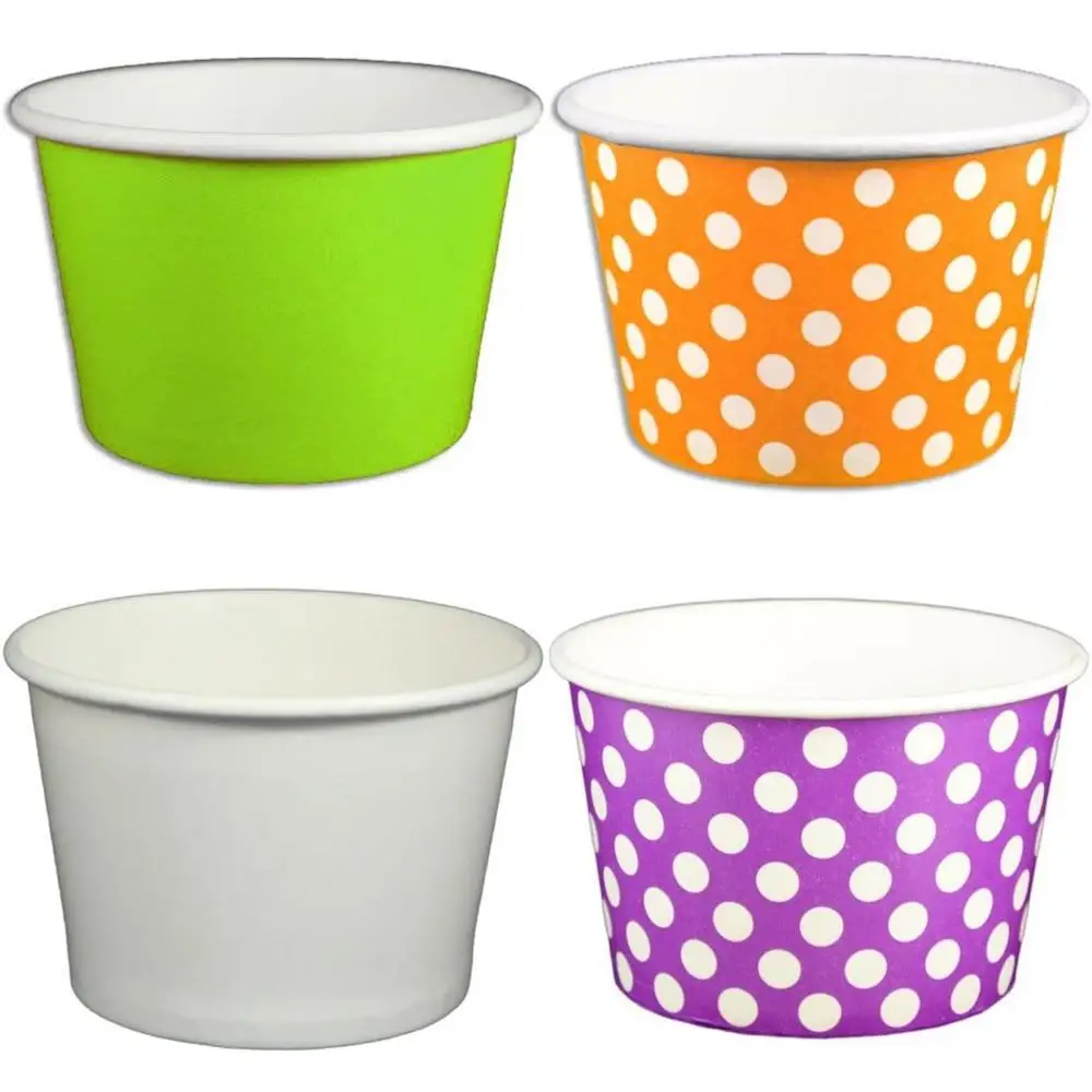 

1000 лаймово-зеленых чашек для йогурта на 8 унций — оптовая упаковка