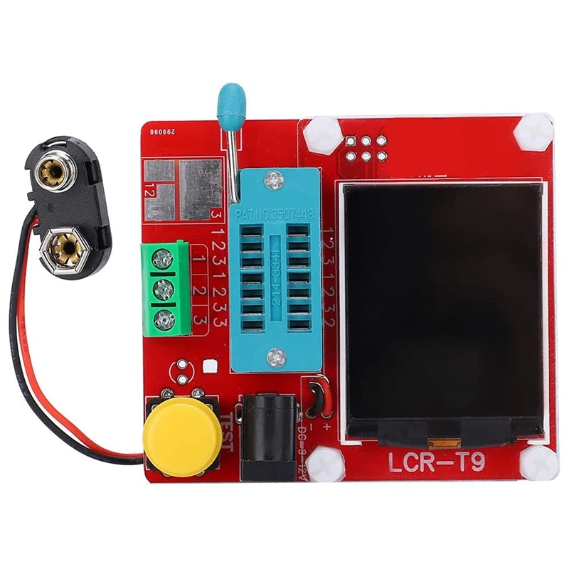 AT14 LCR-T9 LCD Digital Transistor Tester Meter Backlight Diode Triode Capacitance ESR Meter For MOSFET/JFET/PNP/NPN L/C/R