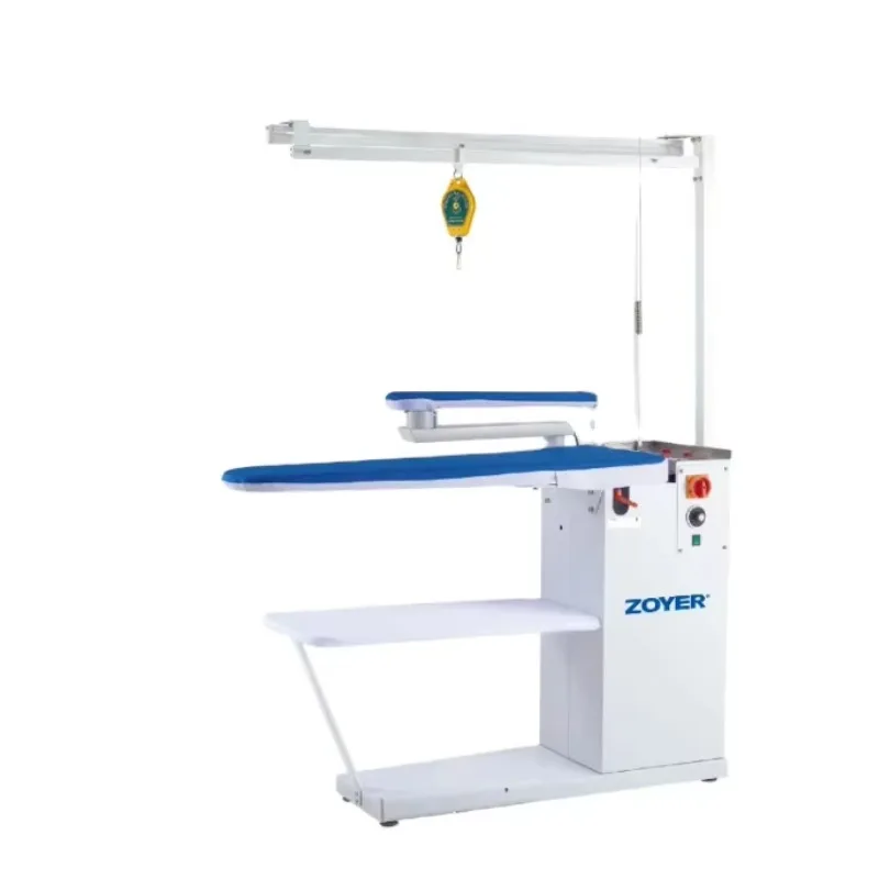 

U-shaped vacuum ironing table