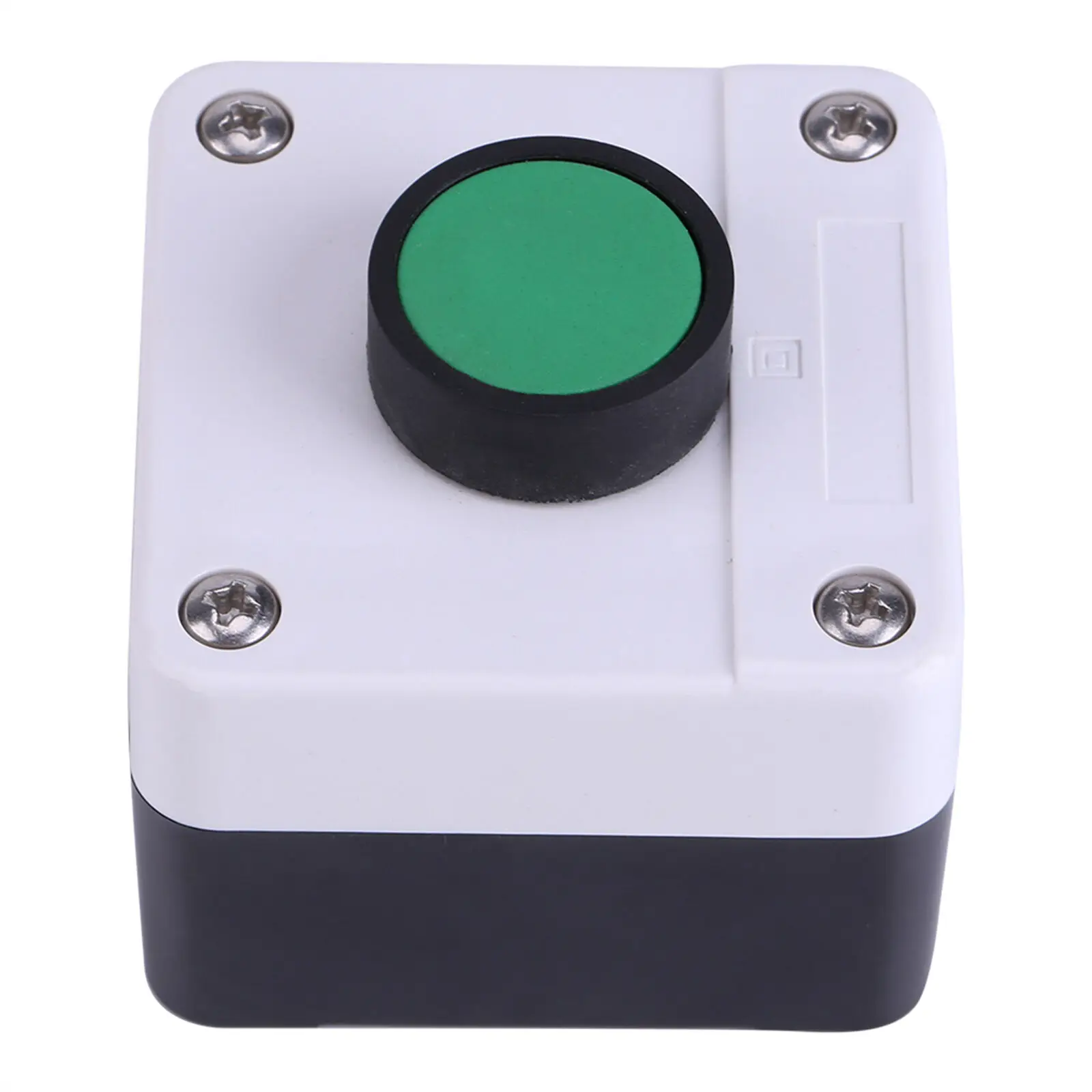 New Weatherproof Green Push Button Switch One Button Control Box For Gate Opener Abs Auto Parts Car Accessories