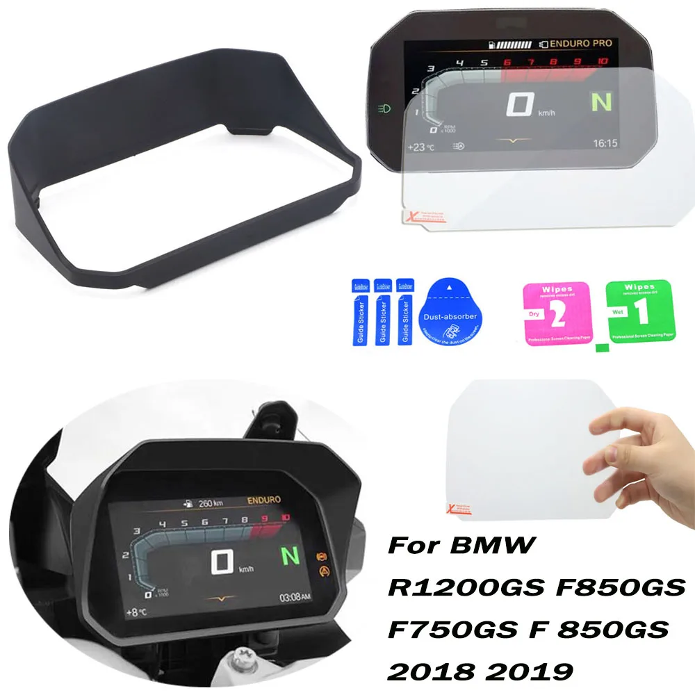 

Speedometer Sun Visor With Protection Film For BMW R1200GS F850GS F750GS F 850GS 750GS 1250GS Adventure 2018 2019