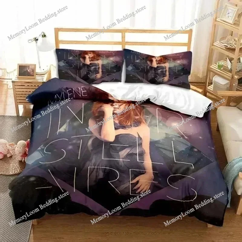 France Singer M-Mylene Farmer Bedding Sets Exquisite Bed Supplies Set Duvet Cover Comforter Set Bedding Set Luxury Birthday Gift